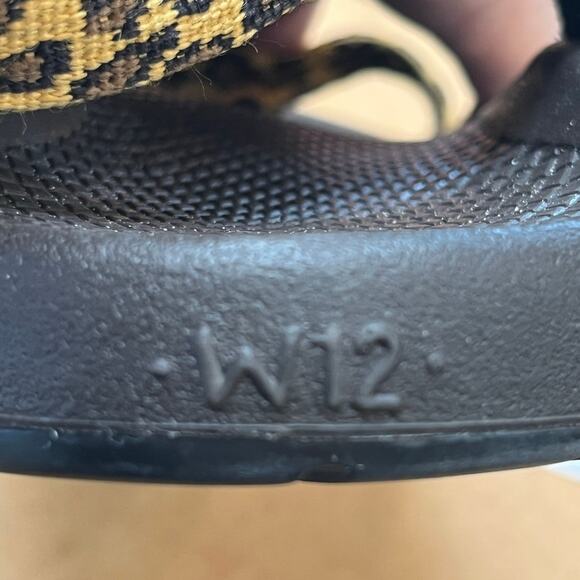 Chaco Women's Size 12 Black/Brown Leopard Z2 Yampa Sandal – Adjustable Strap - Picture 3 of 10